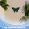 G128 Butterfly Metal Wall Art Decor | Black and Green Butterfly Indoor Outdoor Wall Art Hanging Decor for Bedroom, Living Room, Garden, Patio